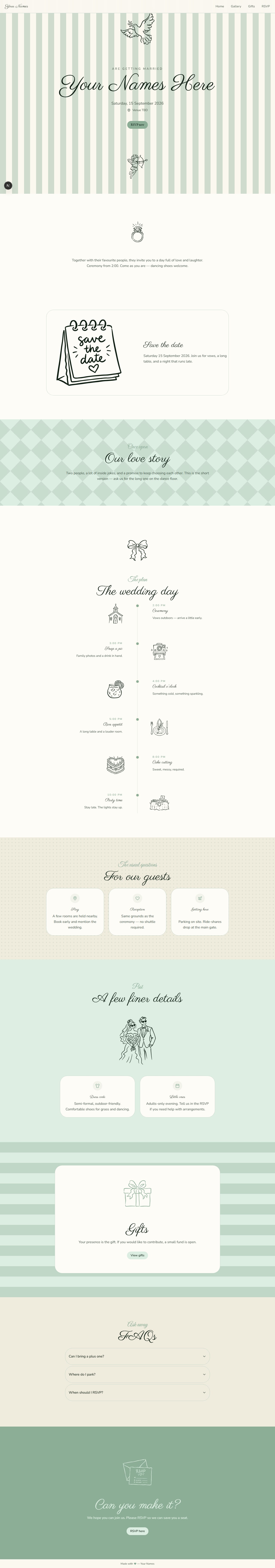 Preview of the Playful Cool template